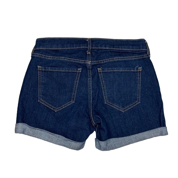 Women's Old Navy 2 Small Shorts Jeans Denim Navy Blue Regular Rolled Stretch - Picture 4 of 8